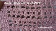 Burnu Hızmalı Gelin Yelek Modeli