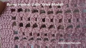 Burnu Hızmalı Gelin Yelek Modeli