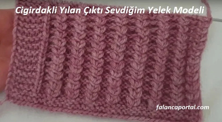 cingirdakli yilan cikti sevdigim yelek modeli 1