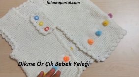 Dikme Ör Çık Bebek Yeleği