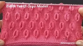 Evlilik Teklifi Örgü Modeli