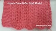 Hayata Tutan Dallar Örgü Modeli