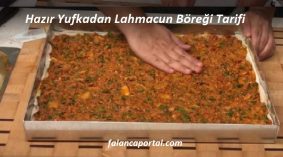 Hazır Yufkadan Lahmacun Böreği Tarifi
