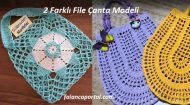 2 Farklı File Çanta Modeli