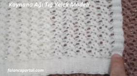 Kaynana Ağı Tığ Yelek Modelleri