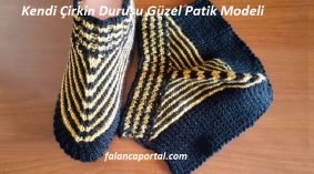Kendi Çirkin Duruşu Güzel Patik Modeli