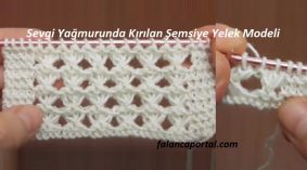 Sevgi Yağmurunda Kırılan Şemsiye Yelek Modeli