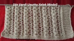 Söz Verdi Unuttu Yelek Modeli