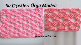 Su Çiçekleri Örgü Modeli