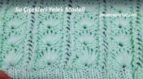 Su Çiçekleri Yelek Modeli