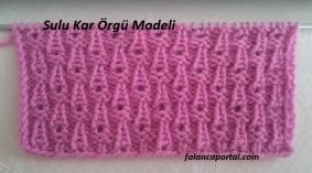 Sulu Kar Örgü Modeli