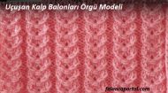 Uçuşan Kalp Balonları Örgü Modeli