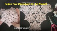 Yağan Yere Düşmeyen Kar Şal Modeli