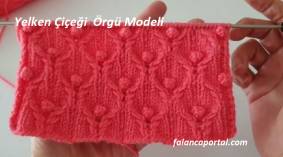 Yelken Çiçeği  Örgü Modeli