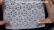 Cam Önü Çiçekleri Örgü Modeli