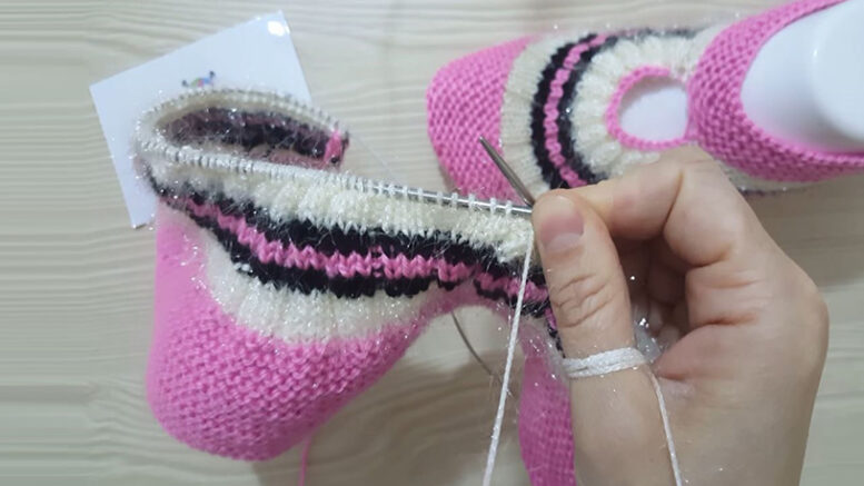 Ayakta Çok Güzel Duran Çeyizlik Şiş Patik Modeli