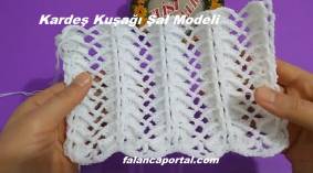 Kardeş Kuşağı Şal Modeli