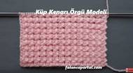 Küp Kenarı Örgü Modeli