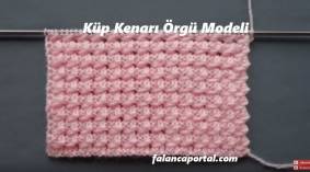 Küp Kenarı Örgü Modeli