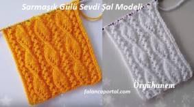 Sarmaşık Gülü Sevdi Şal Modeli