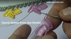 Sipariş Rekoru Kıran Tığ İşi Oya Modeli
