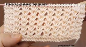 Sünnet Sopası Bebek Yelek Modeli