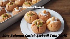 Süte Bulanan Çatlak Şekerpare Tarifi