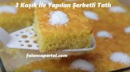 3 Kaşık İle Yapılan Şerbetli Tatlı