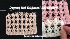 Damat Kol Düğmesi Şal Modeli