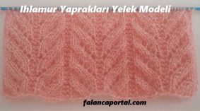 Ihlamur Yaprakları Yelek Modeli