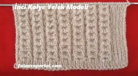 İnci Kolye Yelek Modeli