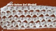 Kara Kalem Şal Modeli