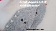 Renkli Baykuş Bebek Yelek Modelleri