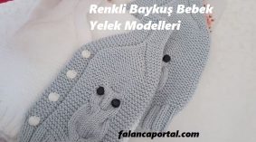 Renkli Baykuş Bebek Yelek Modelleri