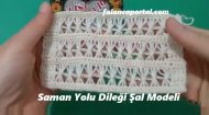 Saman Yolu Dileği Şal Modeli