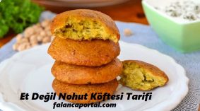 Et Değil Nohut Köftesi Tarifi