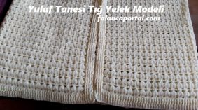 Yulaf Tanesi Tığ Yelek Modeli