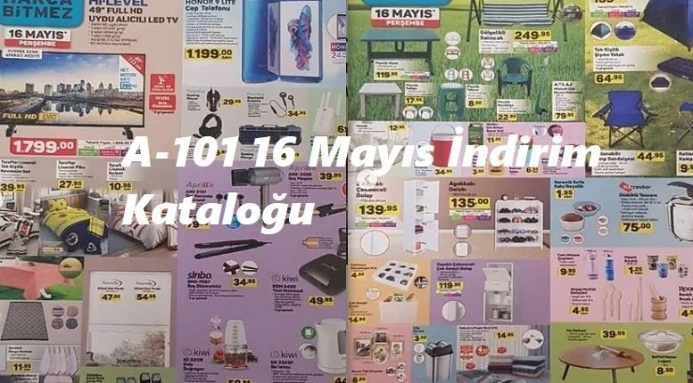 A 101 16 mayis indirim kataloğu 1