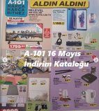 A 101 16 mayis indirim kataloğu 2