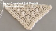 Ayva Çiçekleri Şal Modeli
