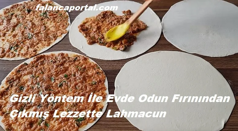 gizli yontem ile evde odun firinindan cikmis lezzette lahmacun 1