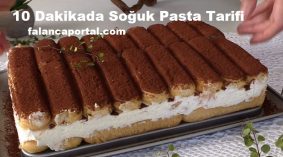 Meyveli Pişmeyen Soğuk Pasta Tarifi