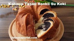 Kabarıp Taşan Renkli Su Keki