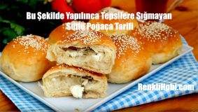 Bu Şekilde Yapılınca Tepsilere Sığmayan Sütlü Poğaça Tarifi