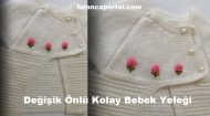 Değişik Önlü Kolay Bebek Yeleği