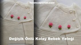 Değişik Önlü Kolay Bebek Yeleği