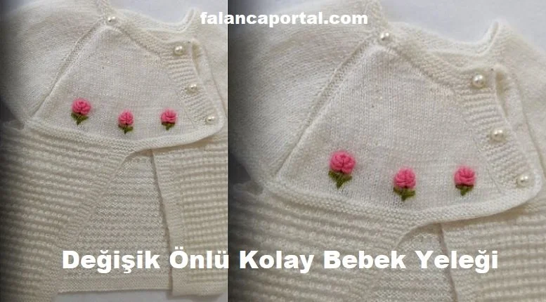 degisik onlu kolay bebek yelegi 1