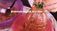 Bidonda Kışlık Acı Sos Tarifi