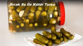 Sıcak Su İle Kütür Turşu