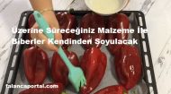 Üzerine Süreceğiniz Malzeme İle Biberler Kendinden Soyulacak